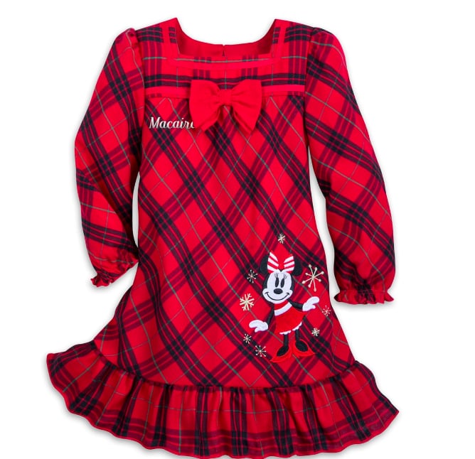 Minnie Mouse Holiday Plaid Nightshirt