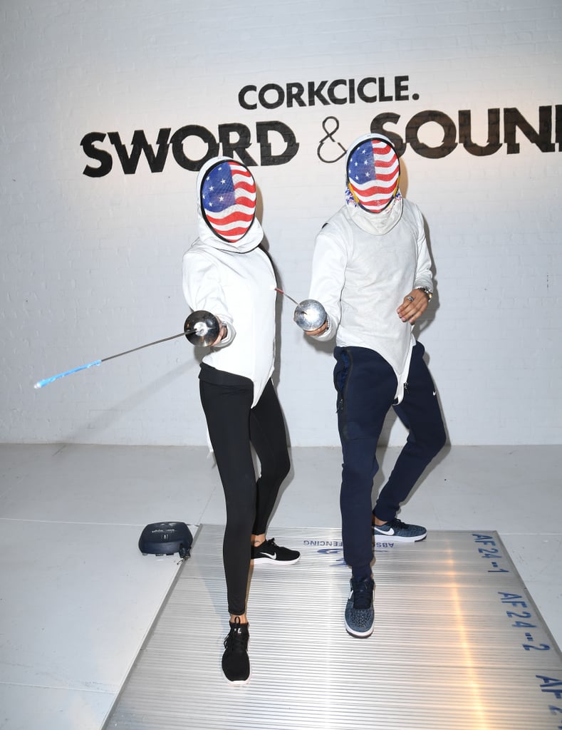 Adriana Lima Fencing Pictures December 2016