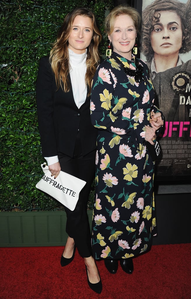 Meryl and Grace kept close at the LA premiere of Suffragette in 2015.