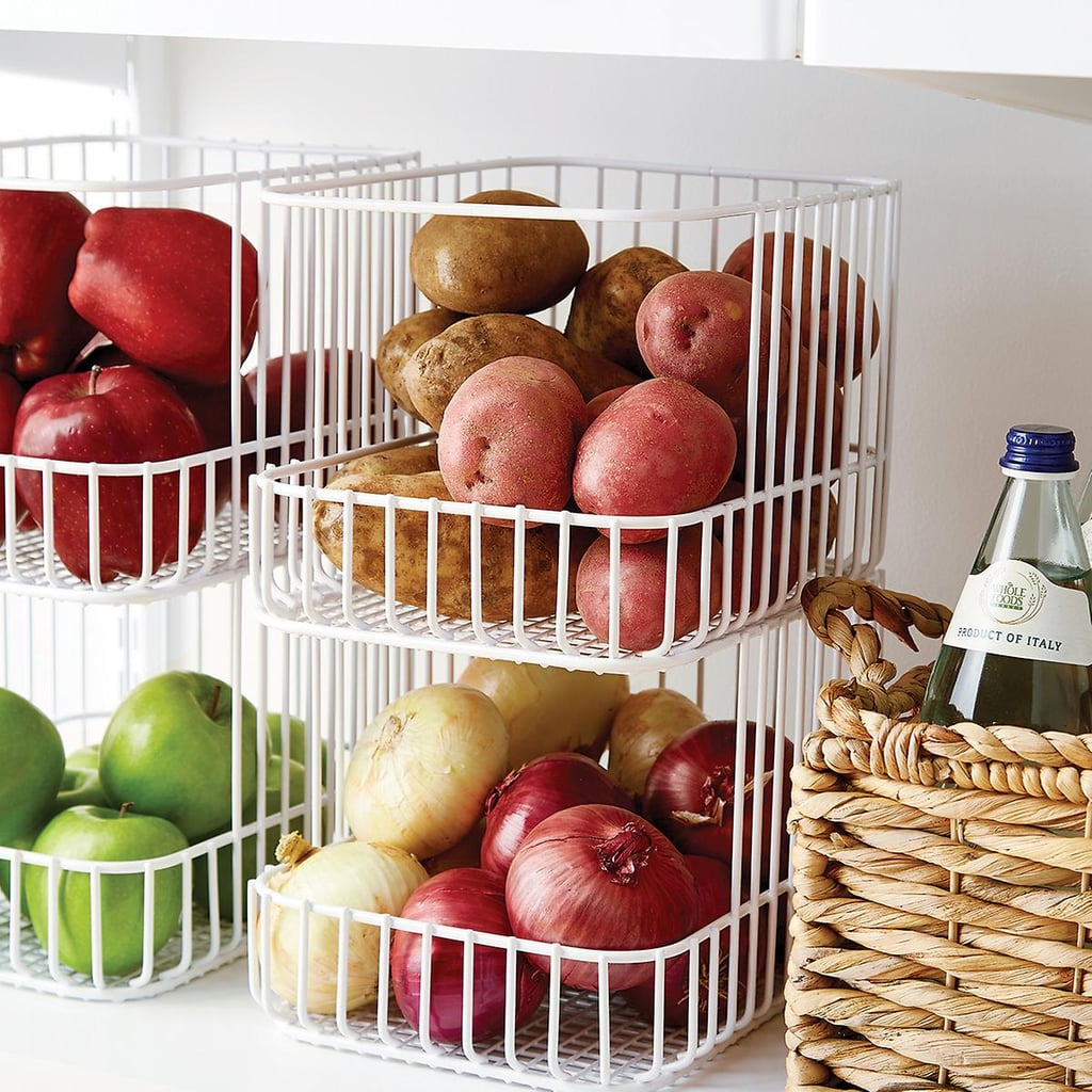 Container Store Scala Steel Wire Stackable Baskets
