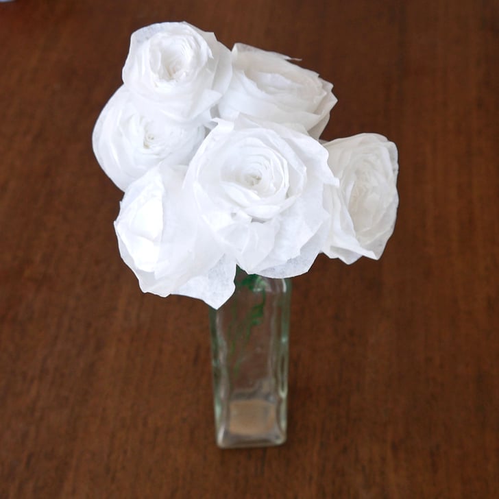 DIY Coffee Filter Roses POPSUGAR Smart Living