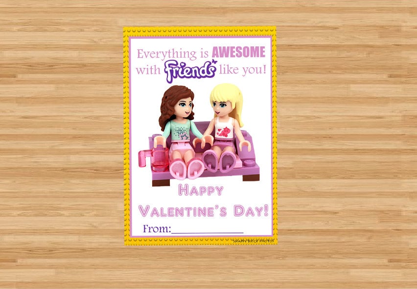 Lego Friends Valentine | These Lego 