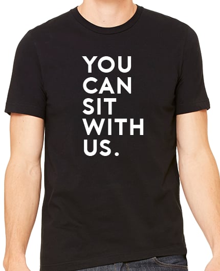 Kind Campaign 'You Can Sit With Us' T-Shirt in Black