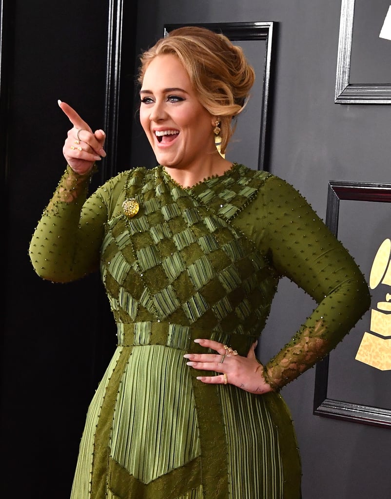 Adele at the 2017 Grammys