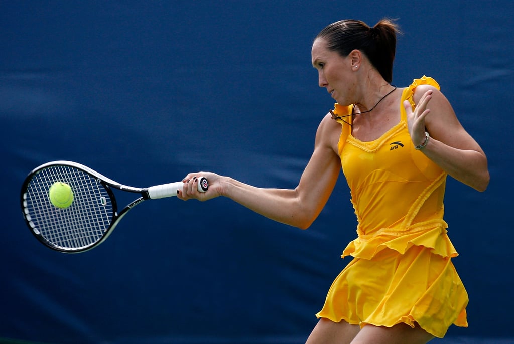Jelena Jankovic wore a yellow tutu-inspired tennis dress in 2009.
