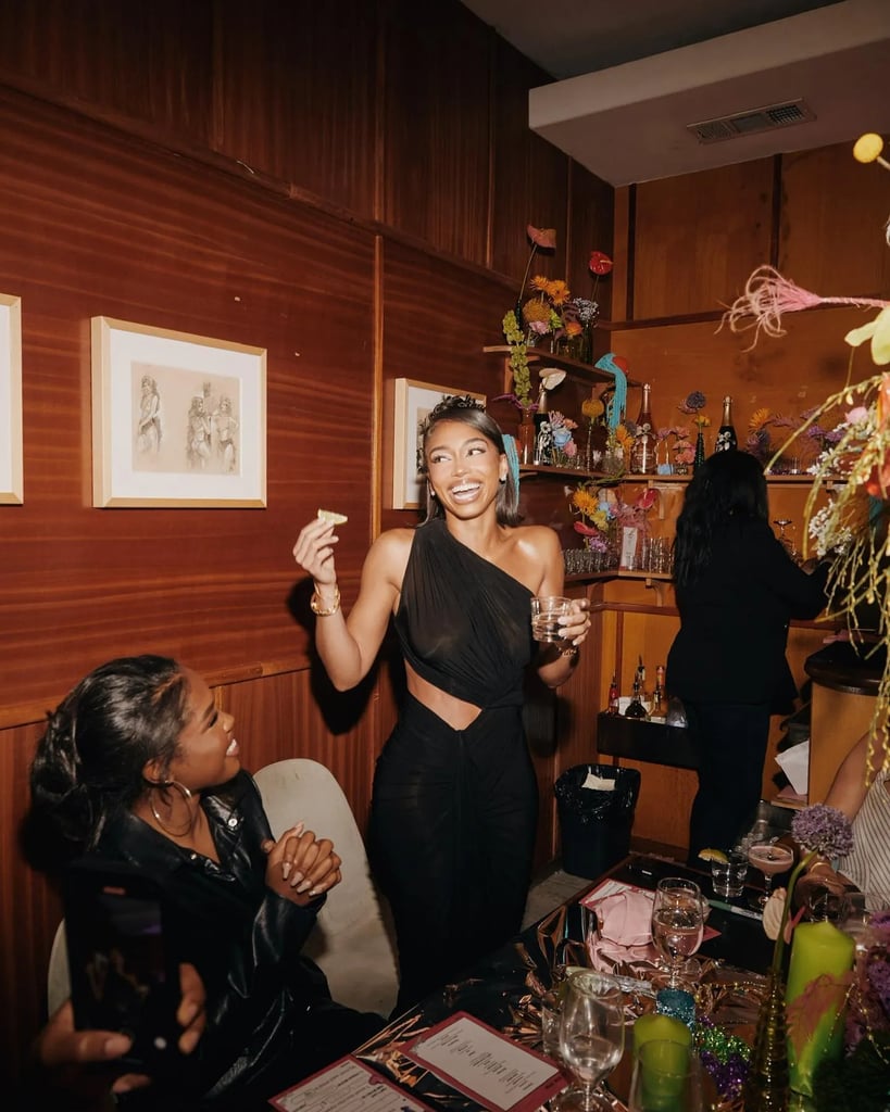 Lori Harvey Does Night Luxe in a Rick Owens Cutout Dress