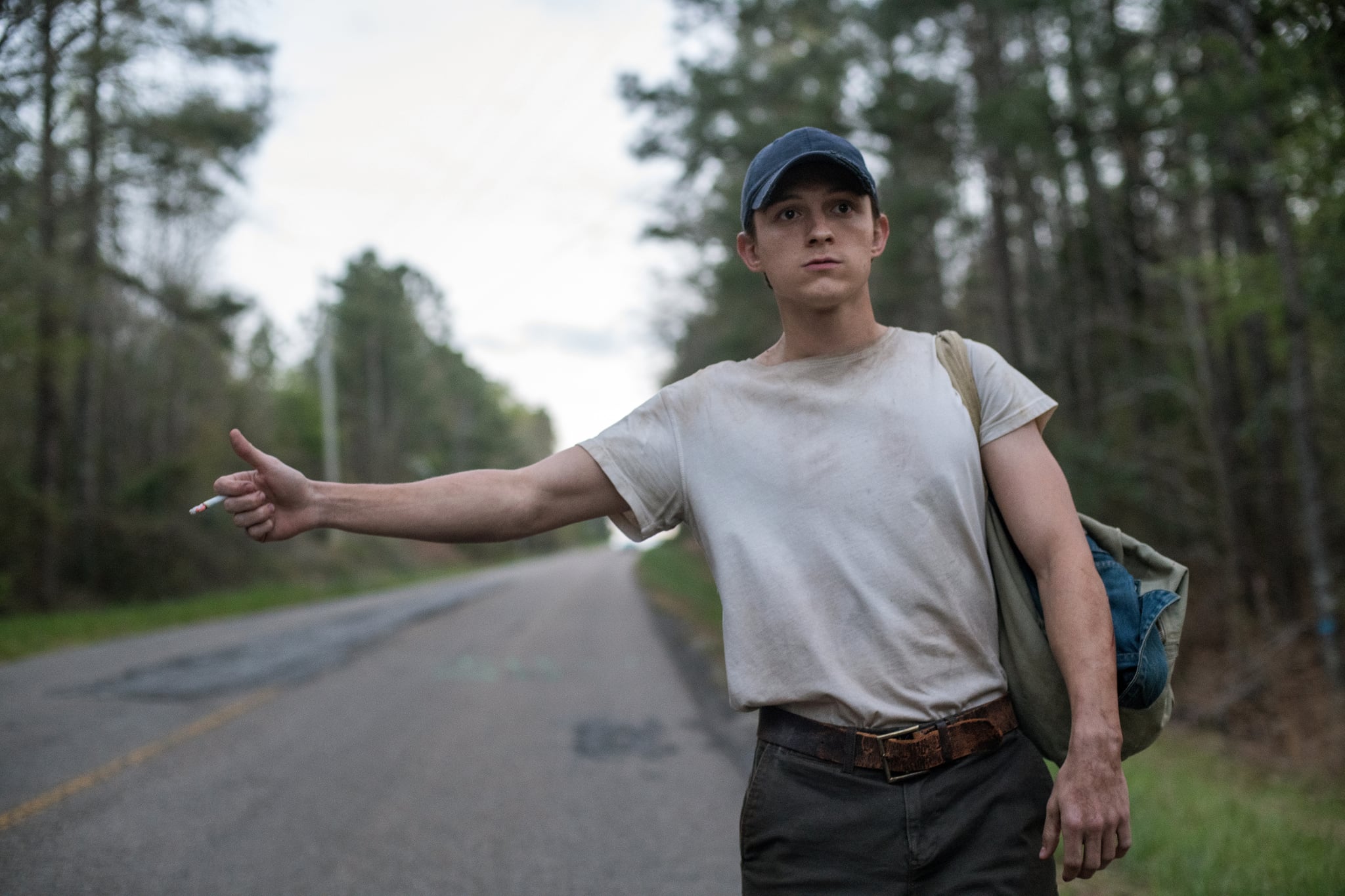 The Devil All The Time: Tom Holland as Arvin Russell. Photo Cr. Glen Wilson/Netflix © 2020