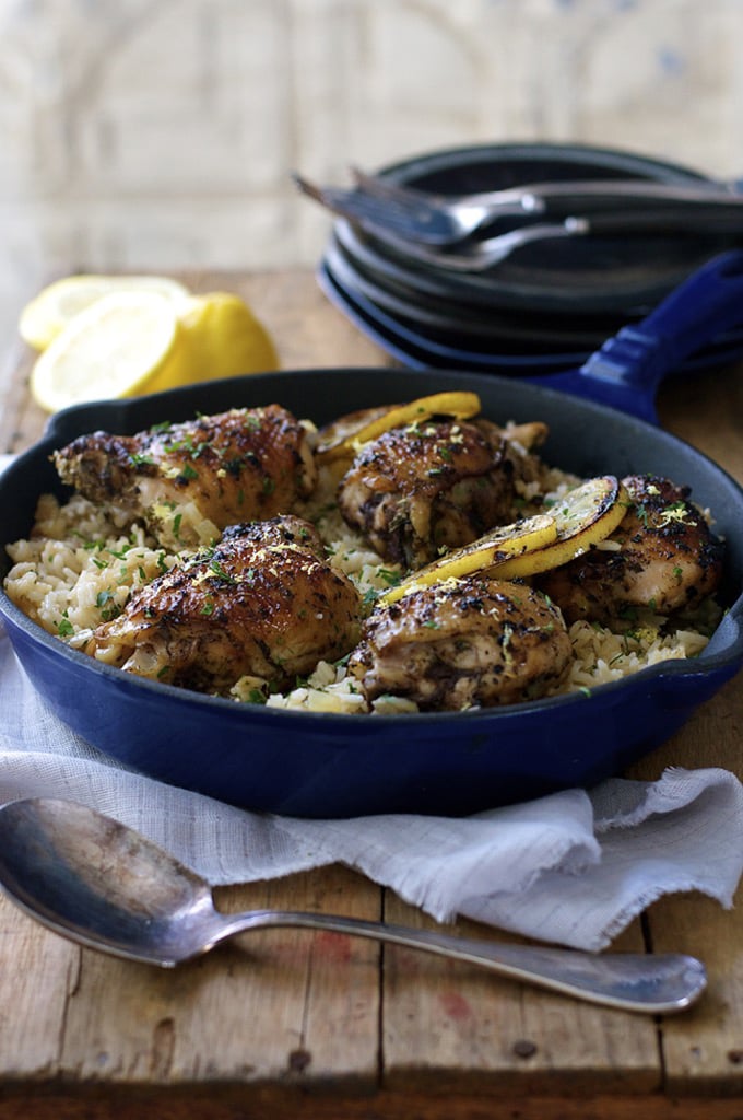 Greek Chicken and Lemon Rice