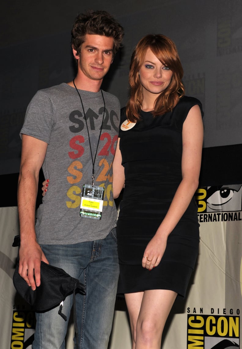 Andrew Garfield and Emma Stone in 2011