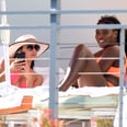 Bikini-Clad Serena Williams and Eva Longoria Spend Easter Sunday by the Pool