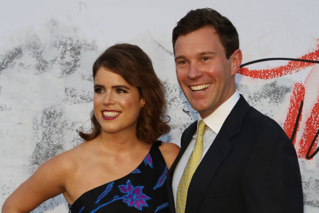 Princess Eugenie Wearing a Dress Over Pants