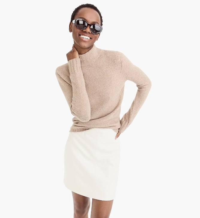 J.Crew Mockneck Sweater in Supersoft Yarn