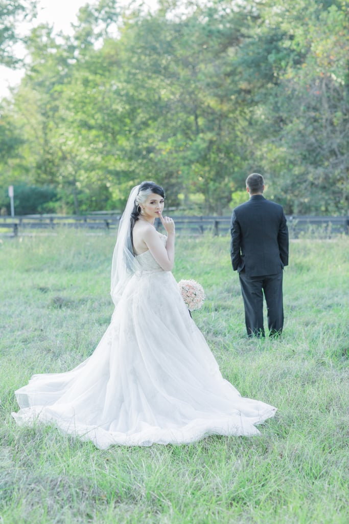 Feminine Pink and Silver Wedding