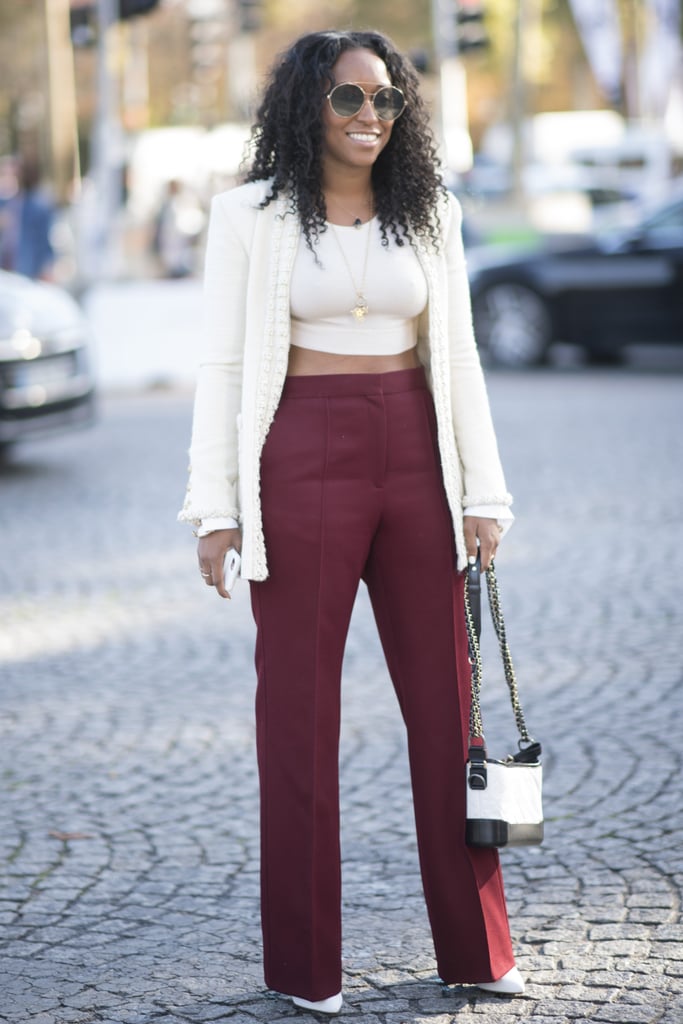 Layer Up a Crop Top With a Blazer
