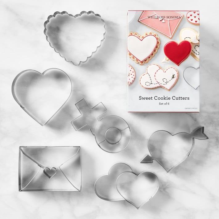 For Baking: Valentine's Day Stainless Steel Impression Cookie Cutters