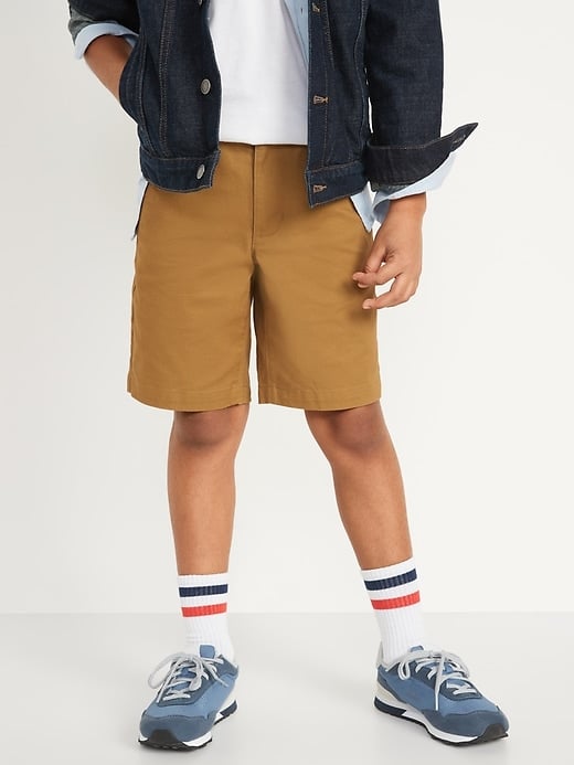 Old Navy Boys Built-In Flex Straight Twill Shorts