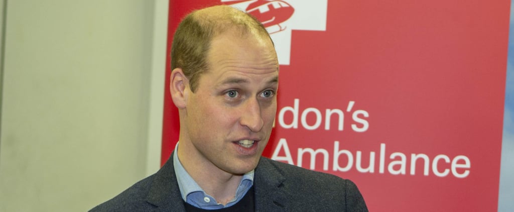 Prince William at the Royal London Hospital January 2019
