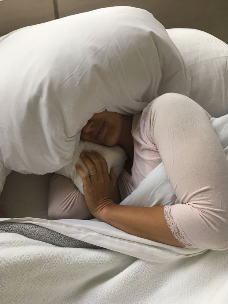 If you have trouble falling asleep or staying asleep, you have disruptive sleepmates or pets, or you're a light sleep who's super sensitive to light and sound, this pillow could be life-changing for you, too. Wouldn't you love to feel so relaxed that you just drift off to sleep, and you're able to get a full night of sleep and wake up feeling calm and rested? Then go for it and splurge on this pillow, because a good night of sleep is priceless.