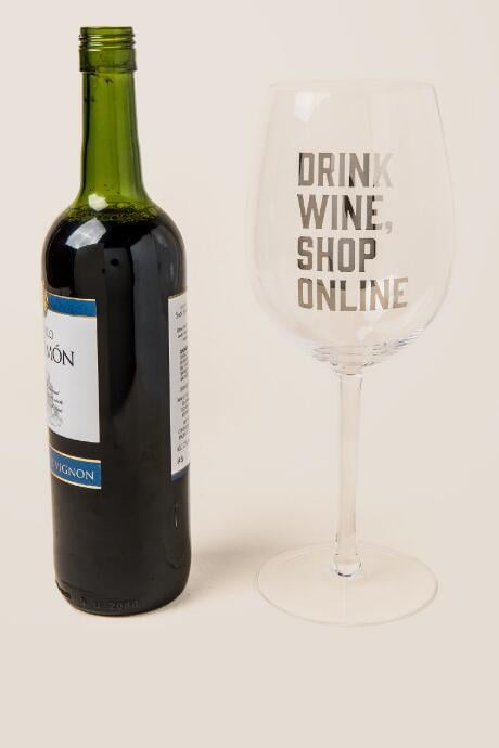 Fred & Friends Drink Wine, Shop Online XL Wine Glass