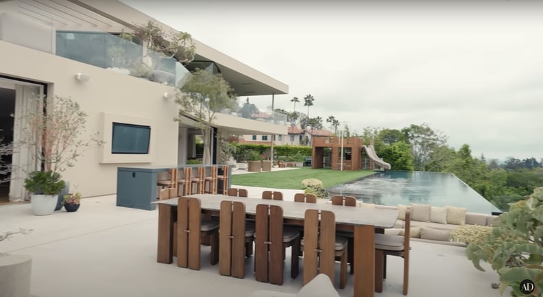 Chrissy Teigen and John Legend's Beverly Hills House: Backyard