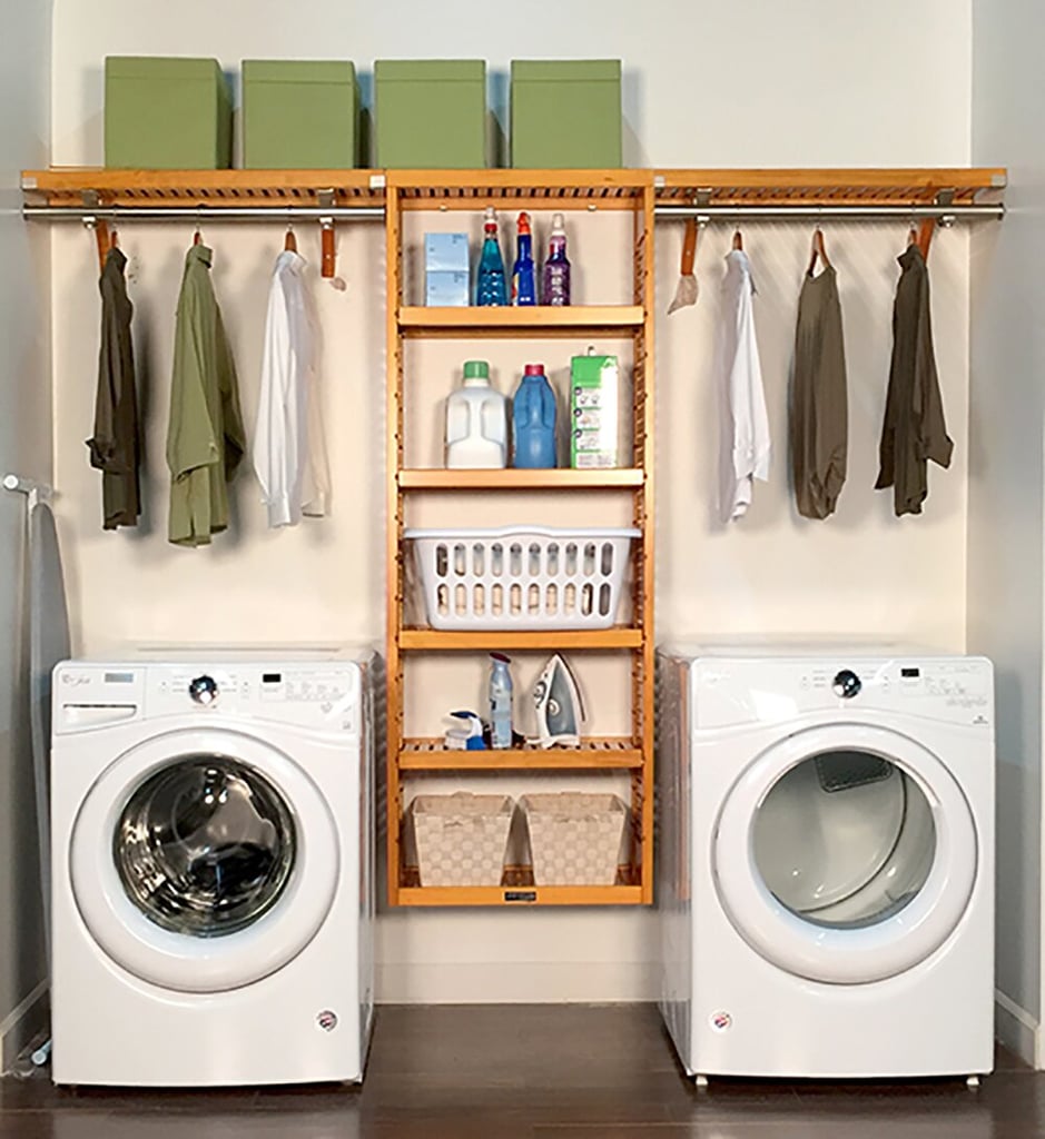 Solid Wood Laundry Room Organiser