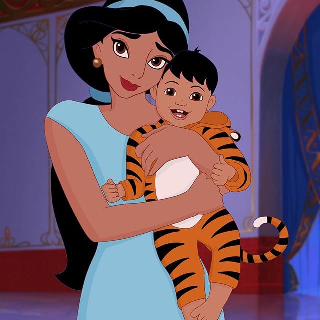 Jasmine as a Mom