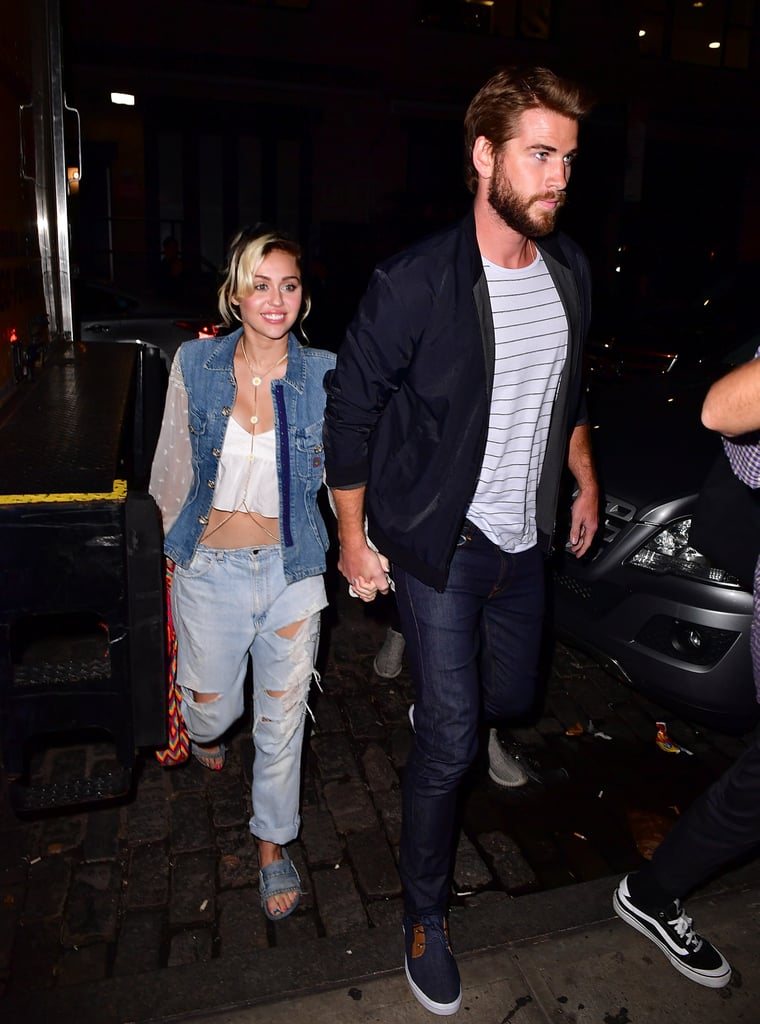 Miley Cyrus and Liam Hemsworth Out in NYC September 2016
