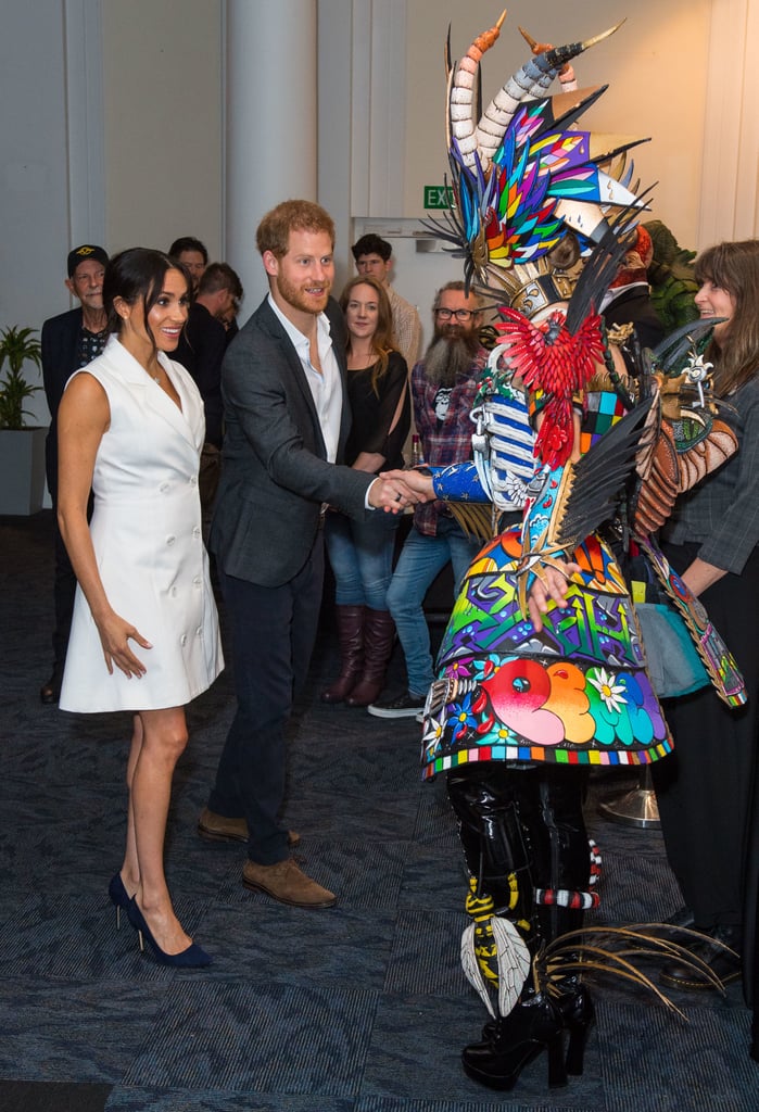 Meghan Markle's Maggie Marilyn Tuxedo Dress October 2018