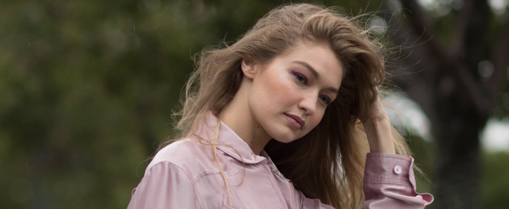 Gigi Hadid Pink Ralph Lauren Jumpsuit at NYFW