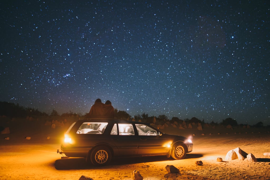 Stargaze and try to name the constellations you're staring at with the help of an app or book.