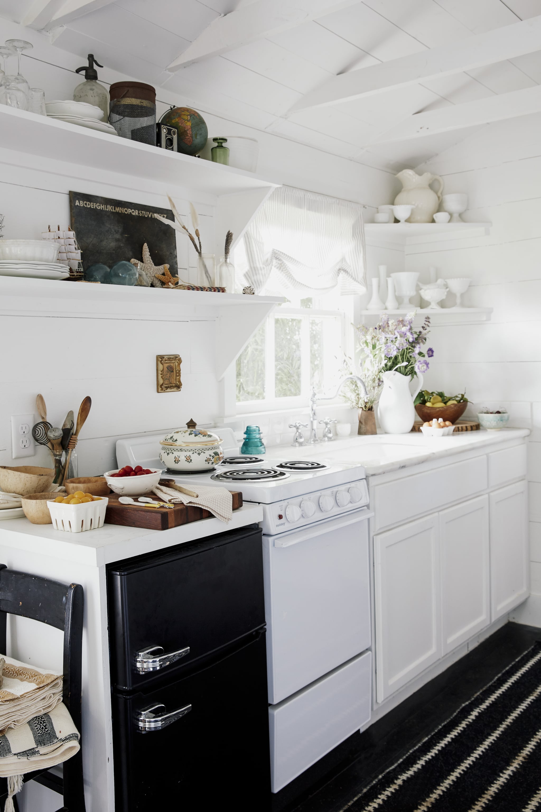 The Tiny Kitchen Is Inspired By European Designs And Includes A A Backyard Shed Becomes A Mini Dream Home Popsugar Home Photo 4