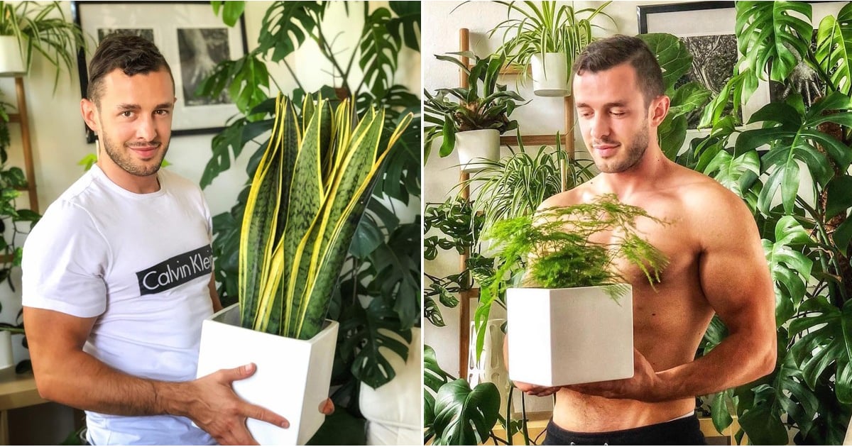 Hot Guy With Plants Instagram Account Popsugar Love And Sex