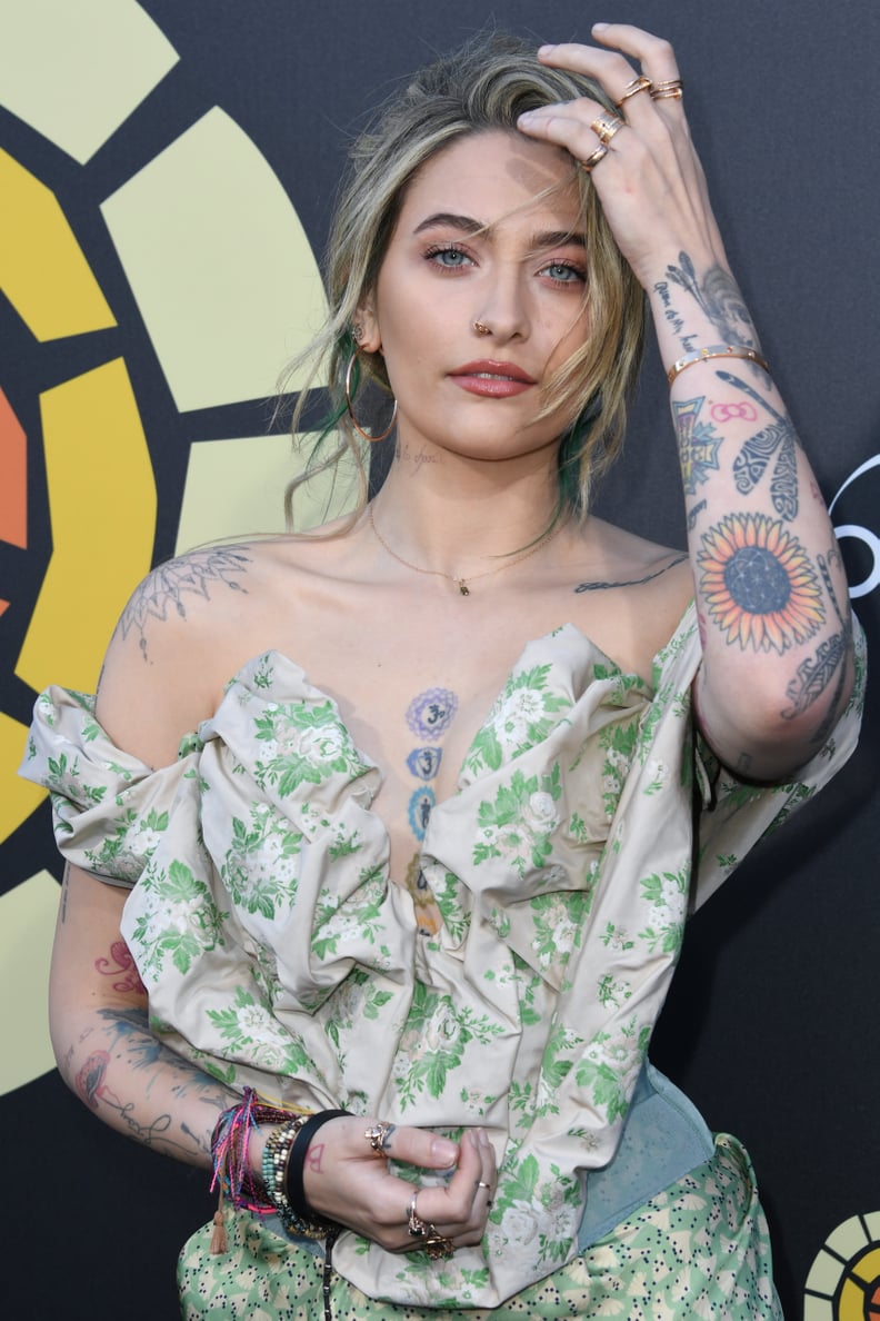 Paris Jackson's Sunflower Arm Tattoo