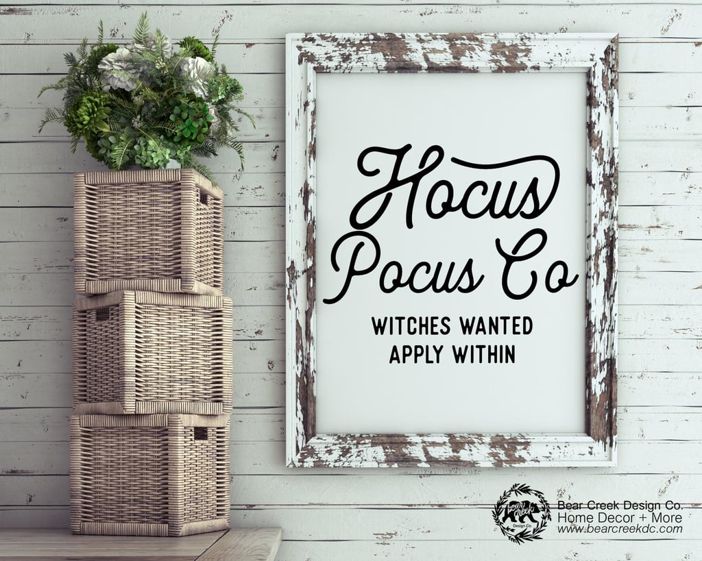 Hocus Pocus Halloween Printable Sign