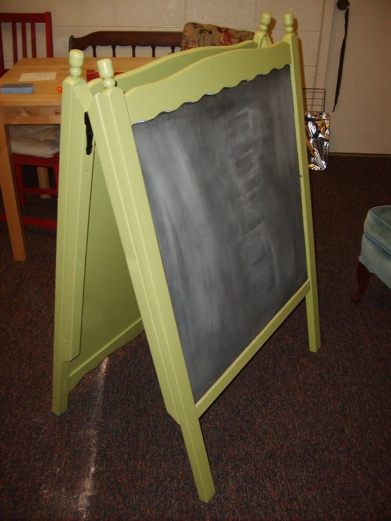 Upcycle Your Crib Into an Easel Board
