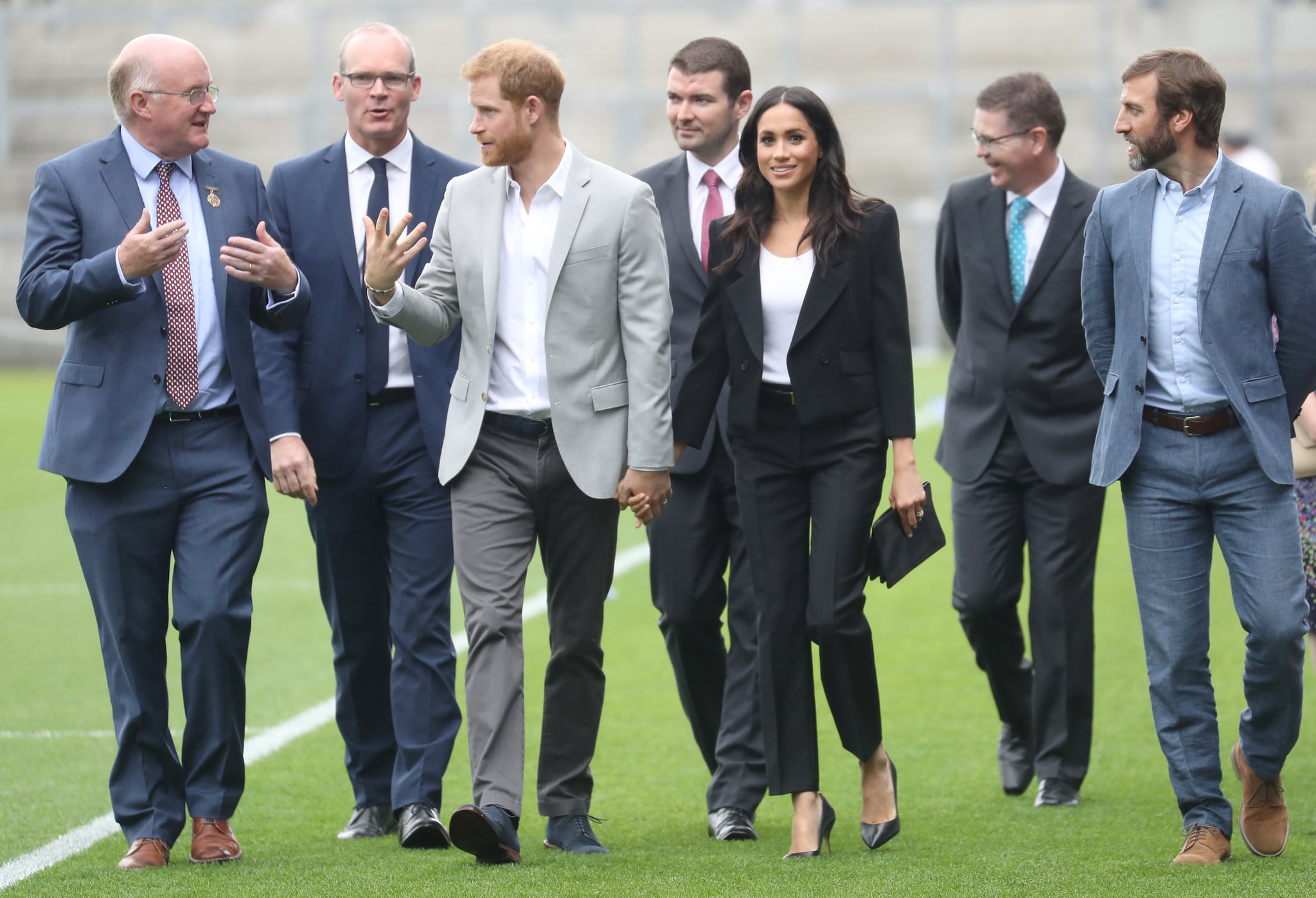 Meghan Markle's Black Trouser Suit Ireland 2018