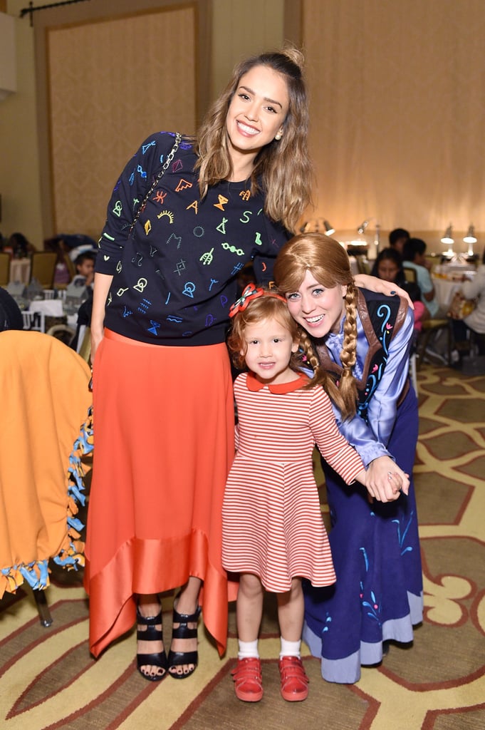 Jessica Alba and Her Family at Baby2Baby Holiday Party