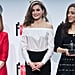 Queen Letizia's Off-the-Shoulder White Blouse April 2017