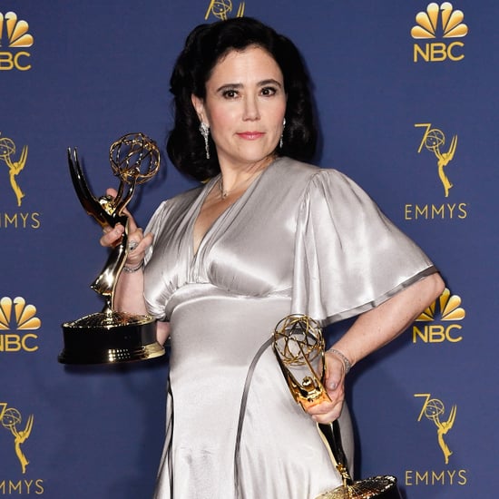 Alex Borstein's Silver Dress at the 2018 Emmys