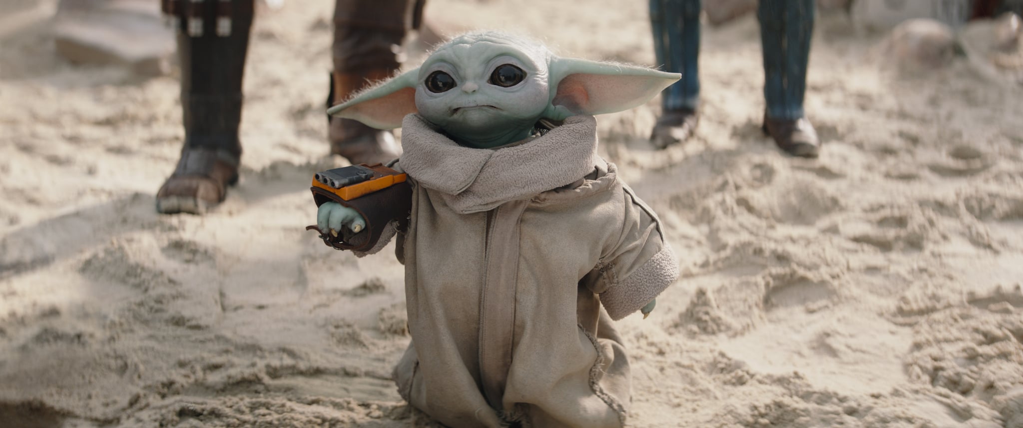 Grogu in Lucasfilm's THE MANDALORIAN, season three, exclusively on Disney+. ©2023 Lucasfilm Ltd. & TM. All Rights Reserved.