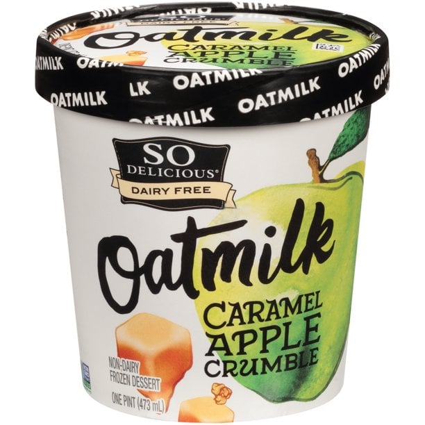 So Delicious Caramel Apple Crumble Fall DairyFree Ice Cream Flavors