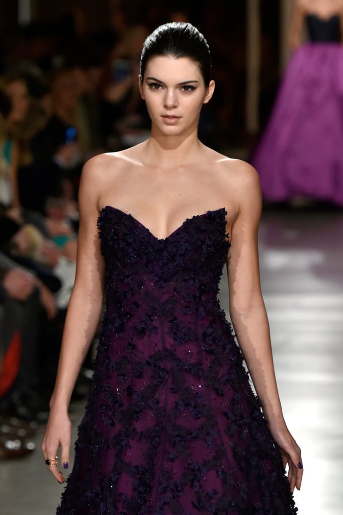 She can glitz up a gown.