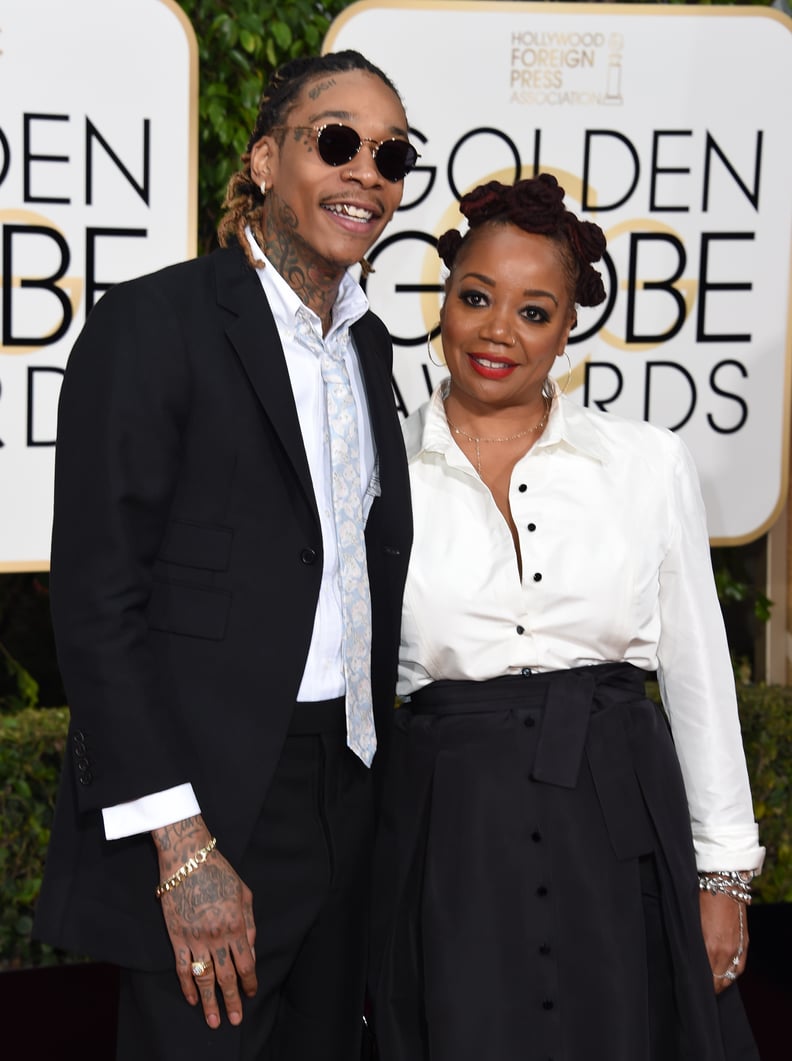 Wiz Khalifa and his mom, Peachie Wimbush