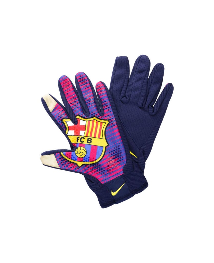 Nike FC Barcelona Soccer Stadium Gloves ($35) | Soccer Gifts For Dad ...