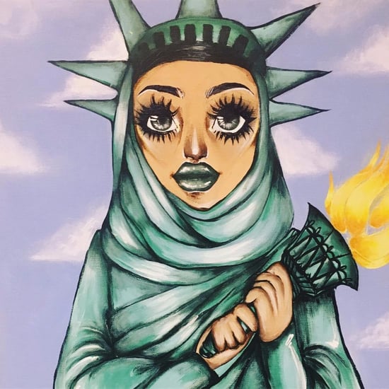 Rep. Lou Correa Displays Painting of Muslim Lady Liberty