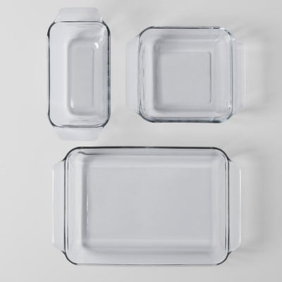 Made by Design 3 Piece Glass Bakeware Set