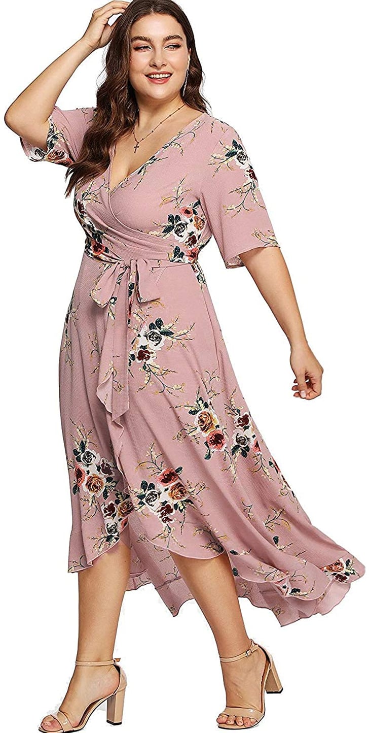 Milumia Wrap V Neck Belted Dress | Best Wrap Dresses on Amazon ...