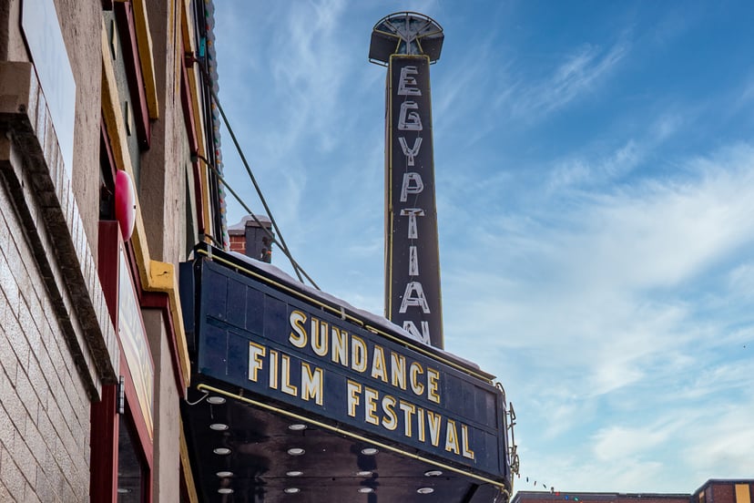 PARK CITY, UTAH - JANUARY 27: General view of the Egyptian Theatre on Main Street on January 27, 2021 in Park City, Utah. The Sundance Film Festival is going virtual this year due to the COVID-19 pandemic. (Photo by Mark Sagliocco/Getty Images)