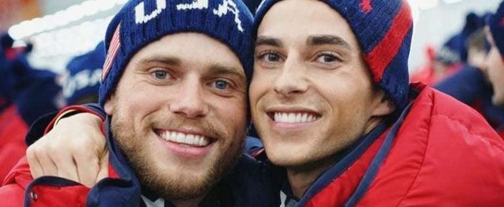 Gus Kenworthy and Adam Rippon at the Olympics 2018