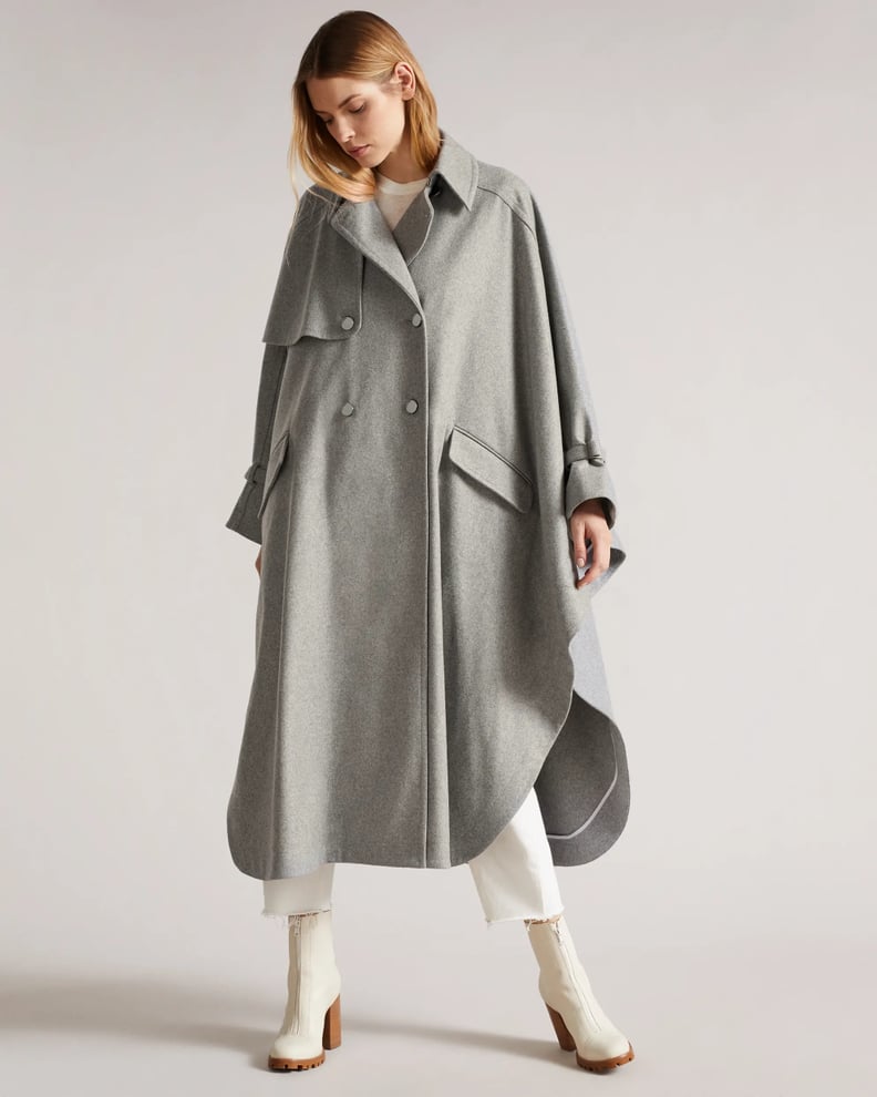 A Wool Cape: Ted Baker WENDIYY Wool Trench Cape